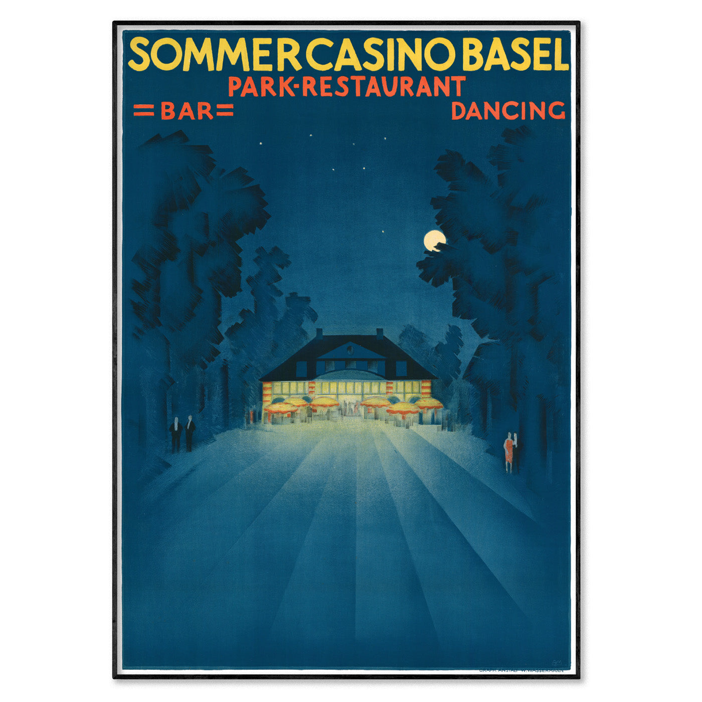 Sommercasino Basel Poster (1931) by Burkhard Mangold