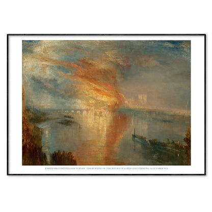 Joseph Mallord William Turner, 'The Burning of the Houses of Lords and Commons' Print