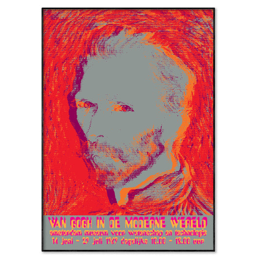 Van Gogh In The Modern World Dutch 1970s Exhibition Poster
