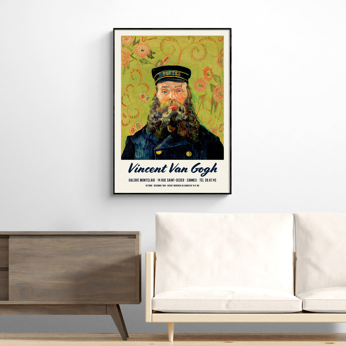 Van Gogh Exhibition Poster - The Postman Roulin