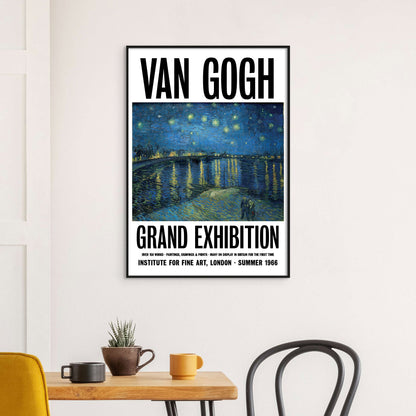 Vincent Van Gogh 'Starry Night Over The Rhône' Exhibition Poster