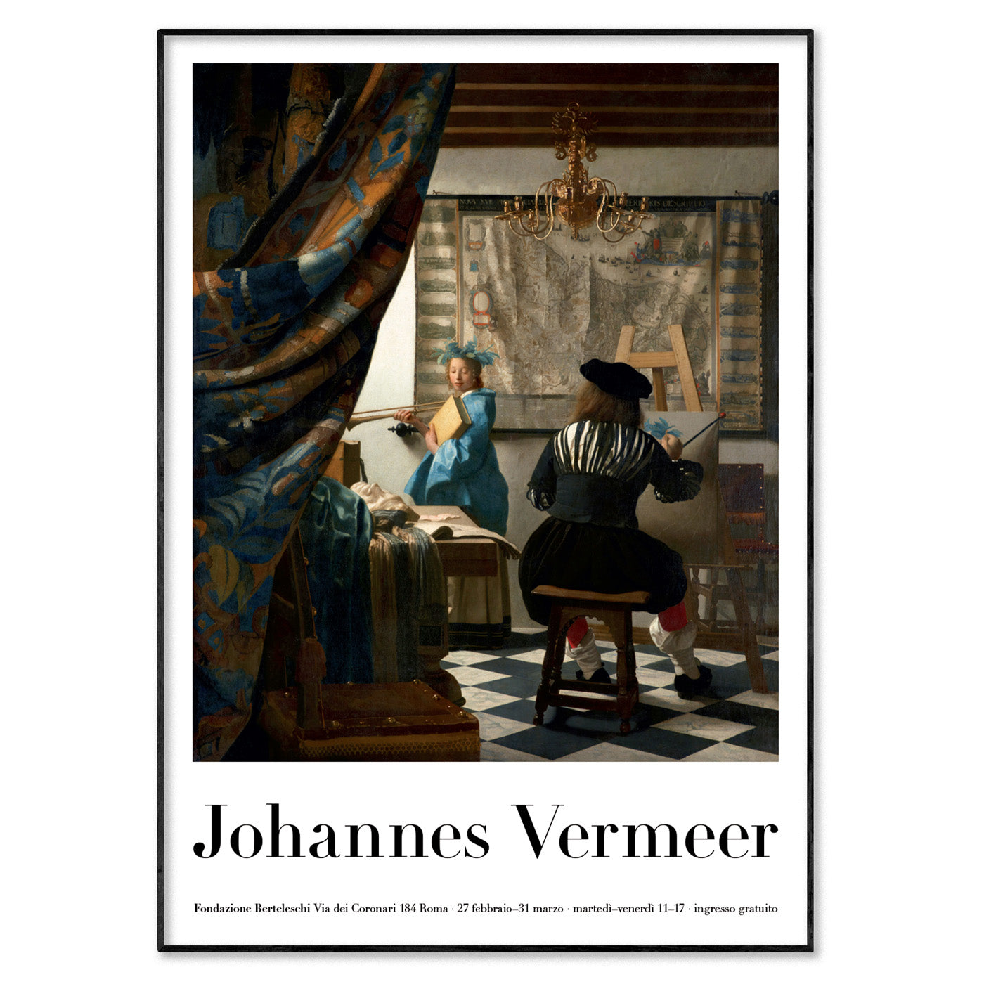 Johannes Vermeer Exhibition Poster