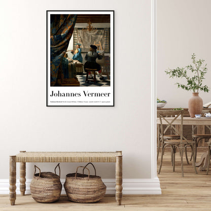 Johannes Vermeer Exhibition Poster