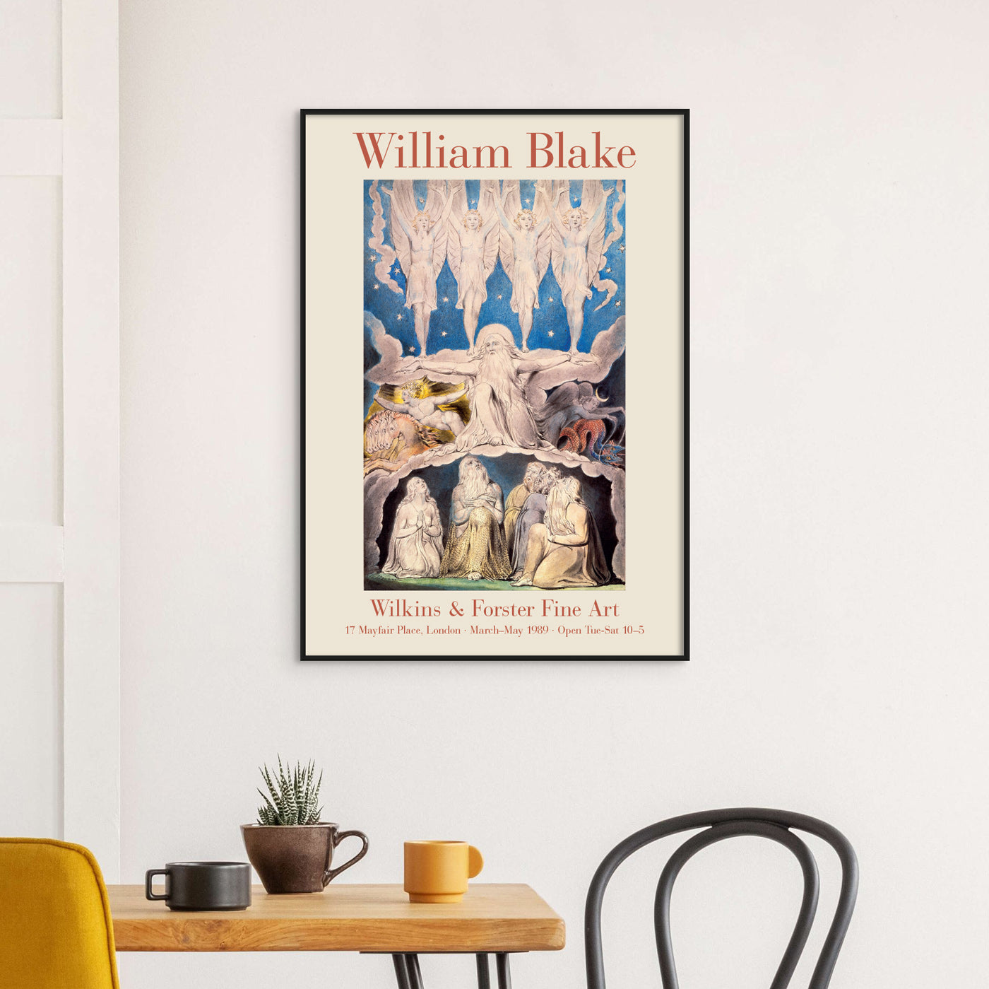 William Blake Exhibition Poster - 'When The Morning Stars Sang Together'